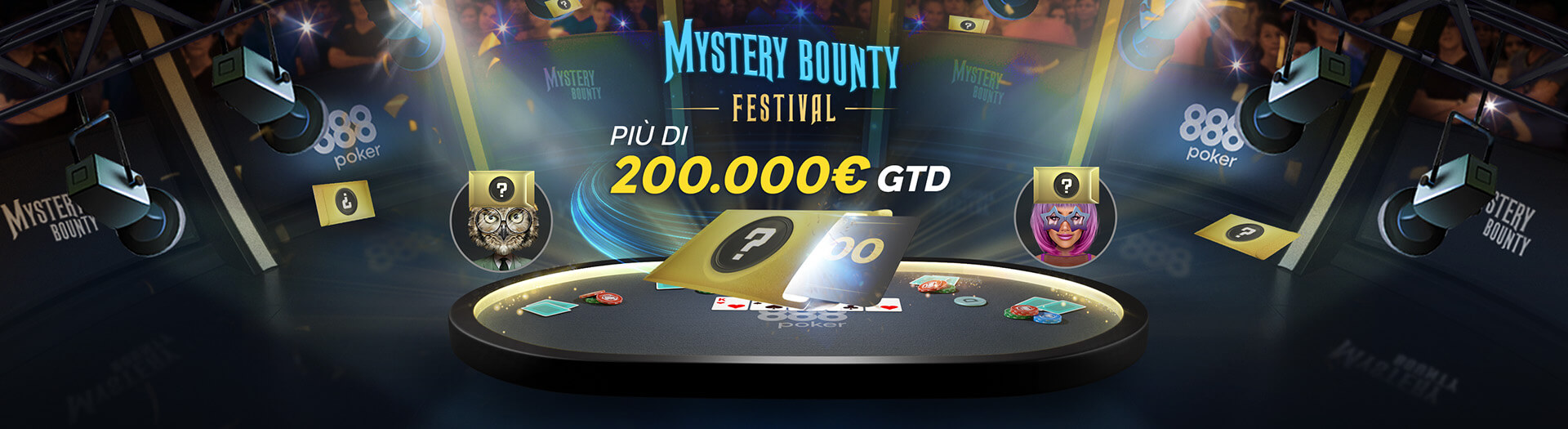 Arriva Il Mystery Bounty Festival Di 888poker